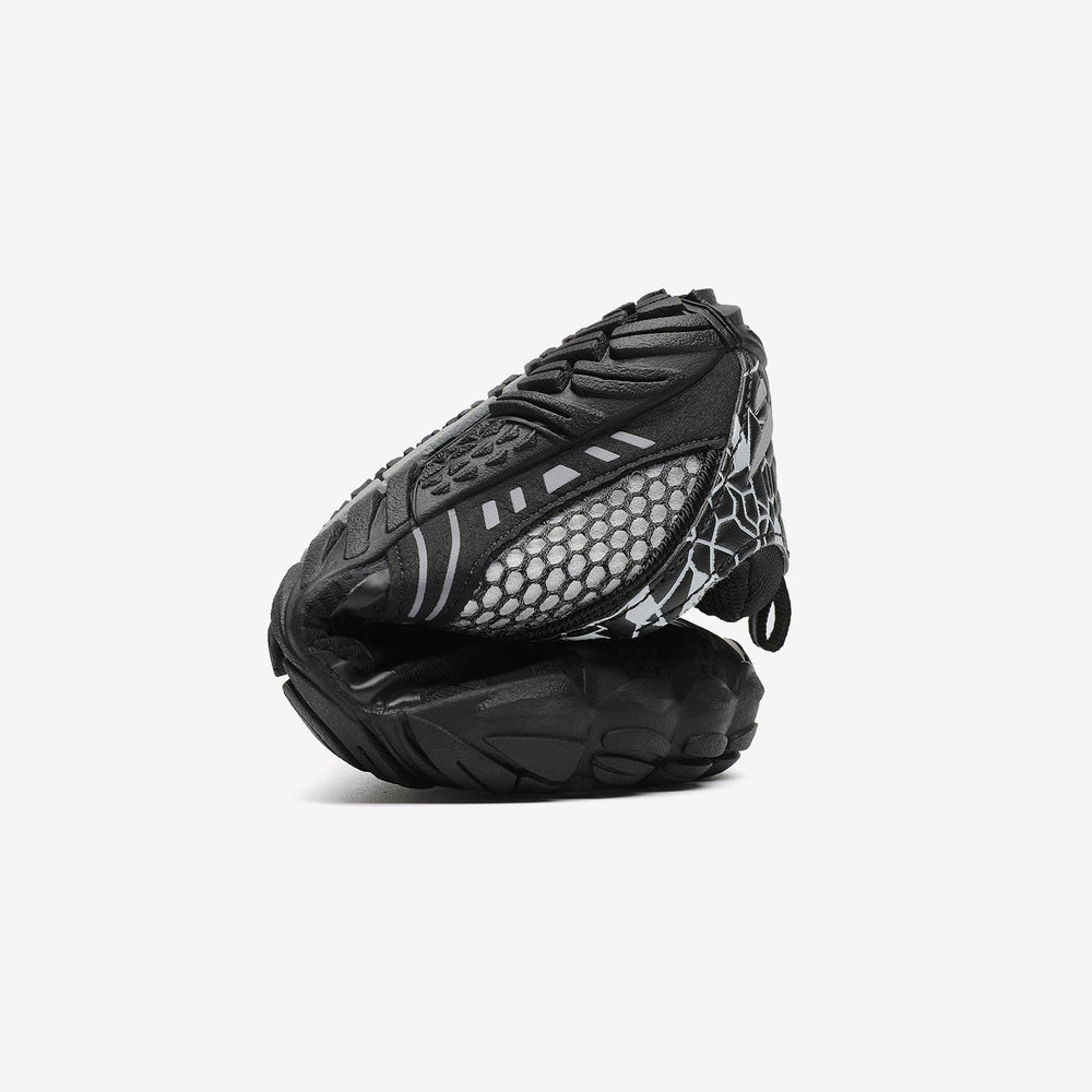 Folded kids trainers barefoot zero drop sole, wide toe box, 4mm sole Saguaro Vitality Ⅰ black