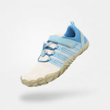 Training shoes barefoot zero drop sole, lightweight, 4mm sole Saguaro Vigor II light blue for adults