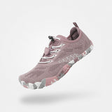Tennis shoes barefoot zero drop sole, wide toe box, 4mm sole Saguaro Smart II rose red for adults