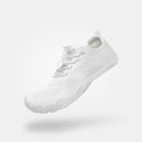 Wide width shoes barefoot zero drop sole, wide toe box, 4mm sole Saguaro Smart Ⅰ white for adults