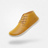 barefoot business casual shoes wide toe box professional flexible zero drop 4mm sole Noble I Yellow adult Saguaro