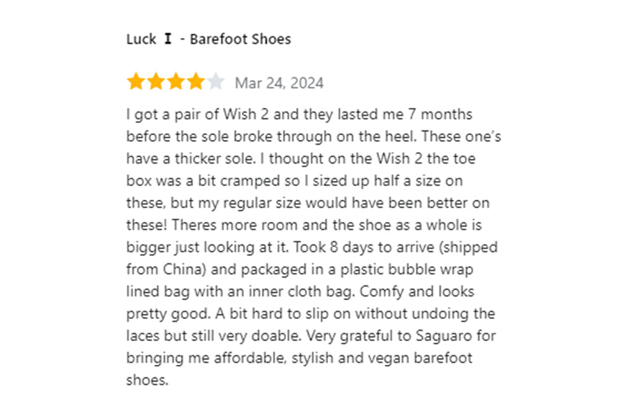 Saguaro Barefoot Shoes