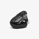 Folded kids trainers barefoot zero drop sole, wide toe box, 4mm sole, Saguaro Vitality Ⅰ black-velcro
