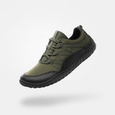 Barefoot casual shoes wide toe box breathable flexible zero drop 4mm sole Forestep Ⅰ Green adult Saguaro