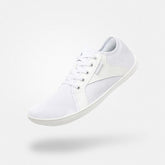 barefoot minimalist shoes wide toe box clean look comfortable zero drop 4mm sole Luck Ⅰ White adult Saguaro