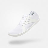 barefoot minimalist shoes wide toe box clean look comfortable zero drop 4mm sole Luck Ⅰ White adult Saguaro