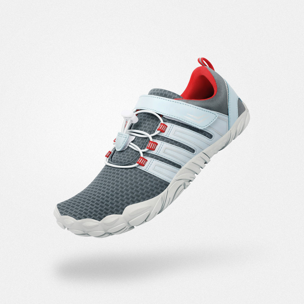 Plantar fasciitis shoes barefoot zero drop sole, wide width feet friendly, 4mm sole Saguaro Vigor II darkblue for adults