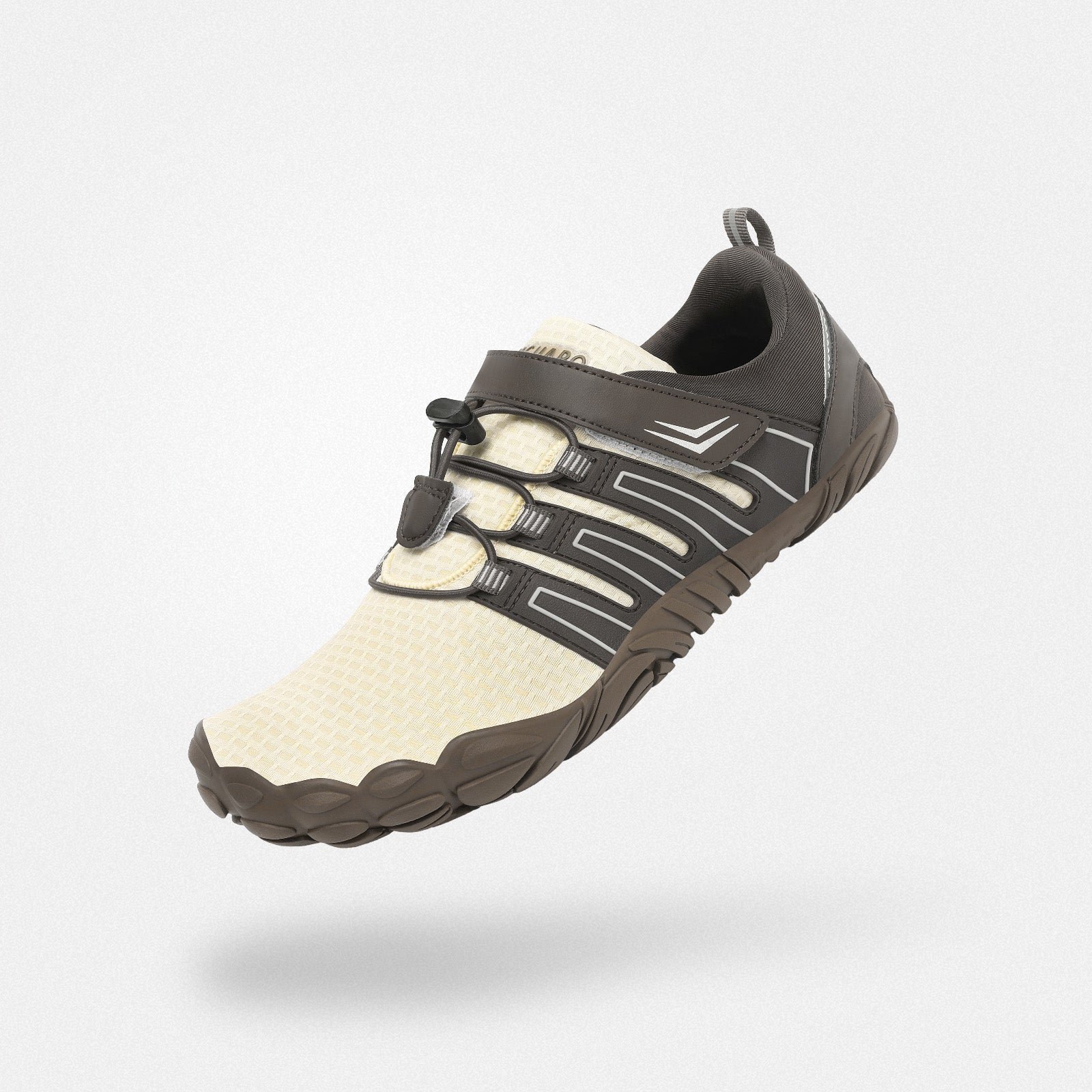 Walking shoes barefoot zero drop sole, machine washable, 4mm sole Saguaro Vigor II brown for adults