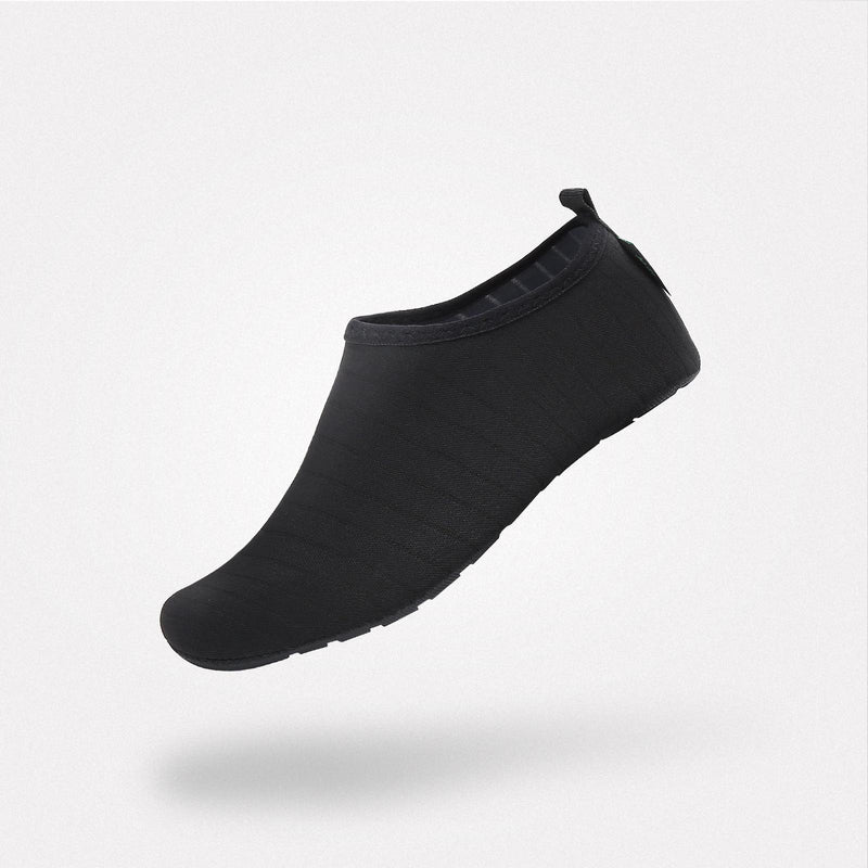 Women's Quick-Dry Aqua Water Shoes - Black, Size 10, Lightweight Mesh For Beach & Pool
