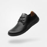 barefoot dress shoes wide toe box professional flexible zero drop 4mm sole Dream III Black adult Saguaro