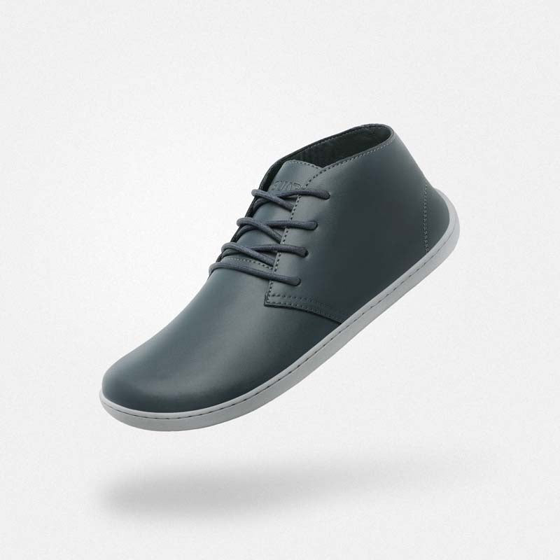 barefoot casual shoes wide feet friendly all-day comfortable zero drop 4mm sole Noble I Gray adult Saguaro