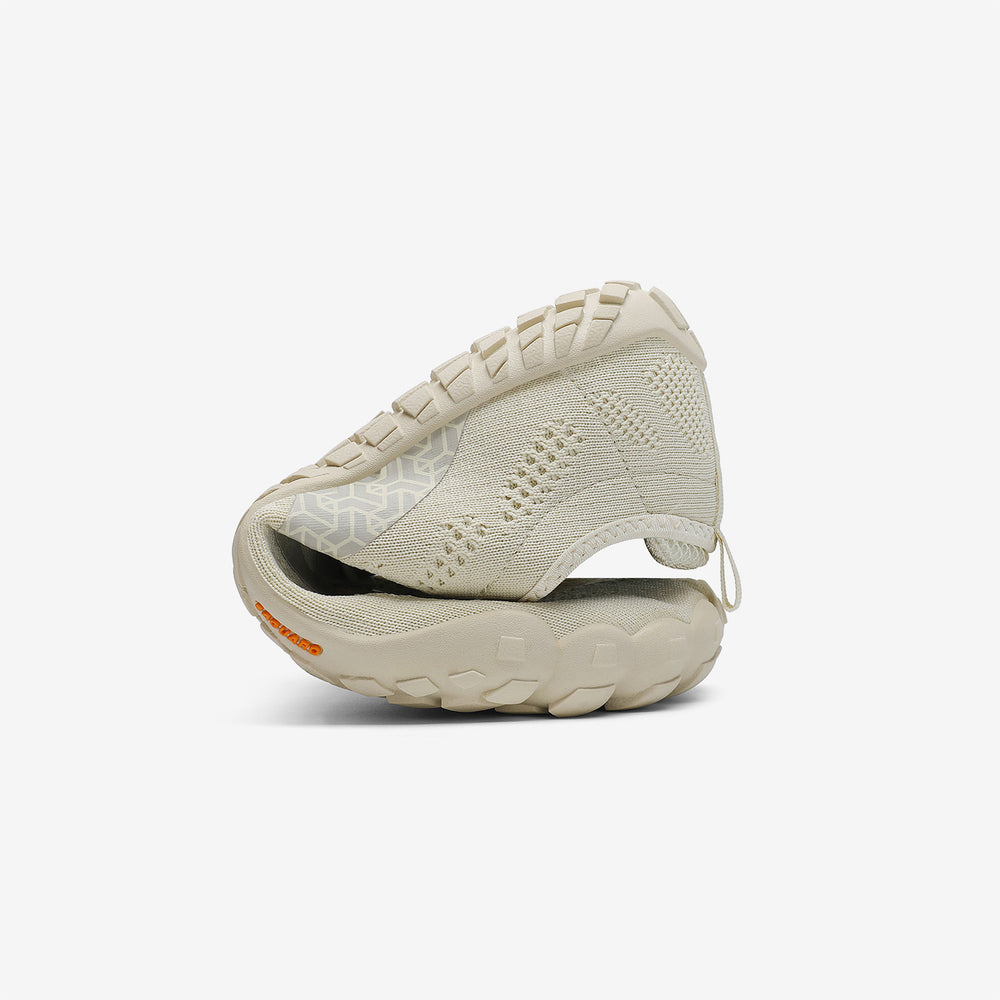 Folded walking shoes barefoot zero drop sole, machine washable, 4mm sole Saguaro Smart Ⅰ beige for adults