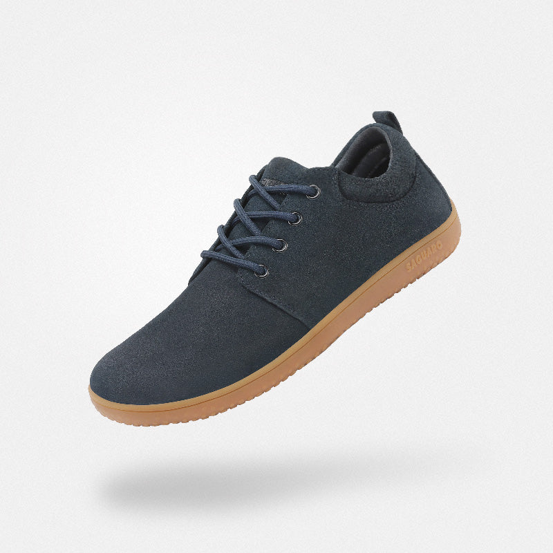 barefoot office shoes wide toe box professional flexible zero drop 4mm sole Dream Ⅰ Blue adult Saguaro